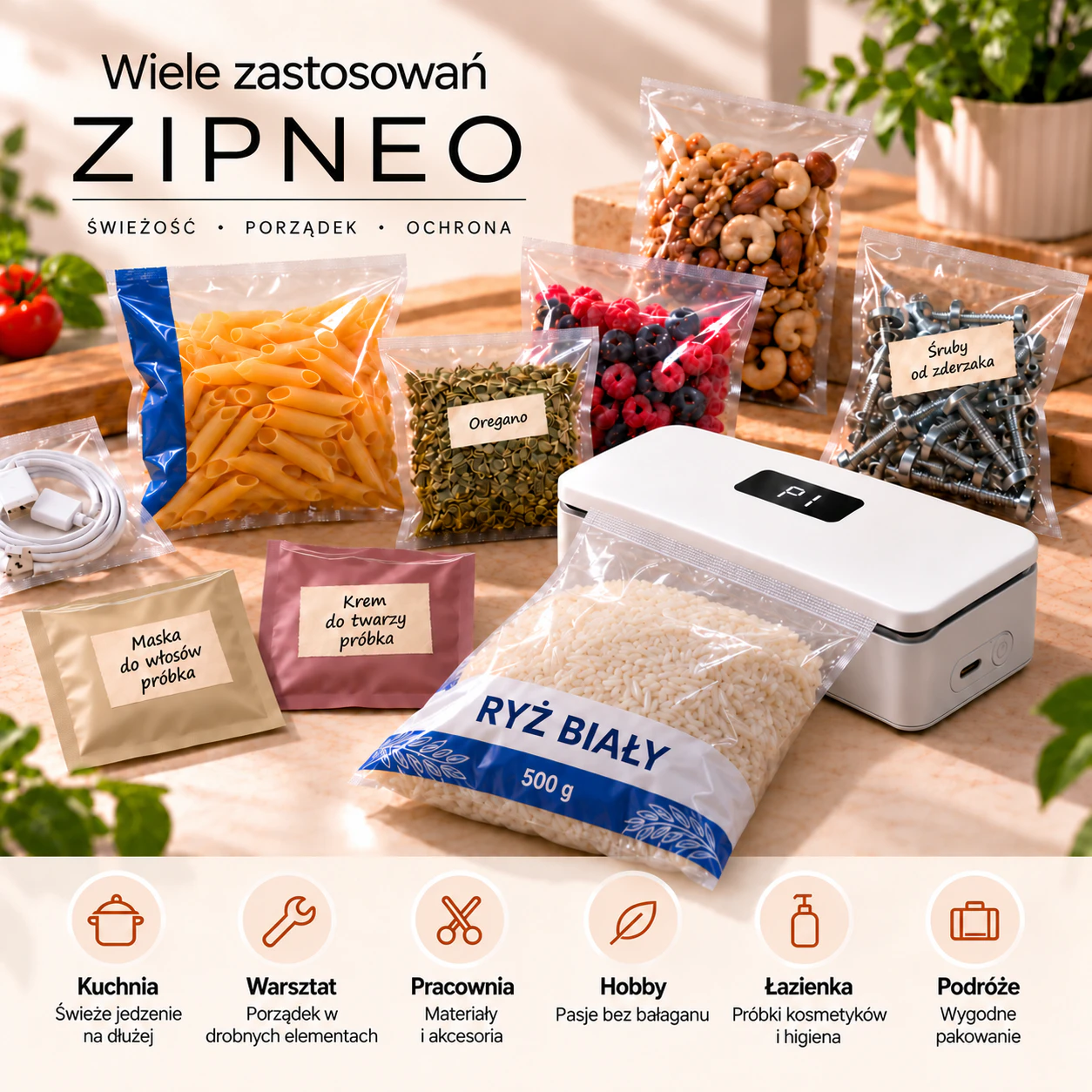 ZIPNEO - mini zgrzewarka opakowań